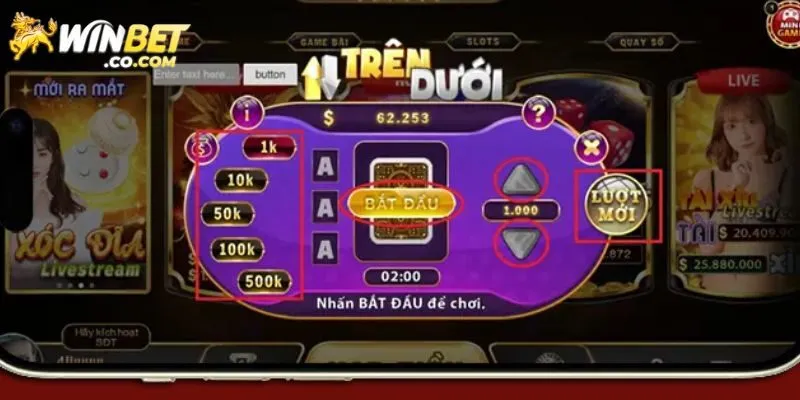 Mini Game Trên Dưới - Hướng Dẫn Chơi Dễ Dàng Tại Winbet